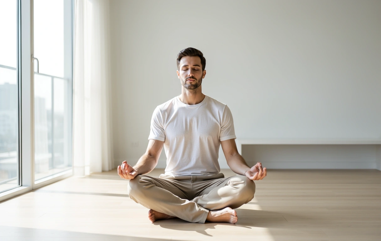 Méditation et focus masculin